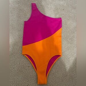 Cute pink and orange bodysuit